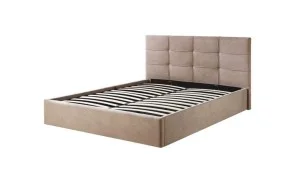 Pat Tapițat Siena cu Somieră Rabatabilă KJB6293, Bej 160x200 