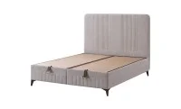 Set Pat Tapițat cu Saltea Vogue și Somieră Rabatabilă 180x200 2