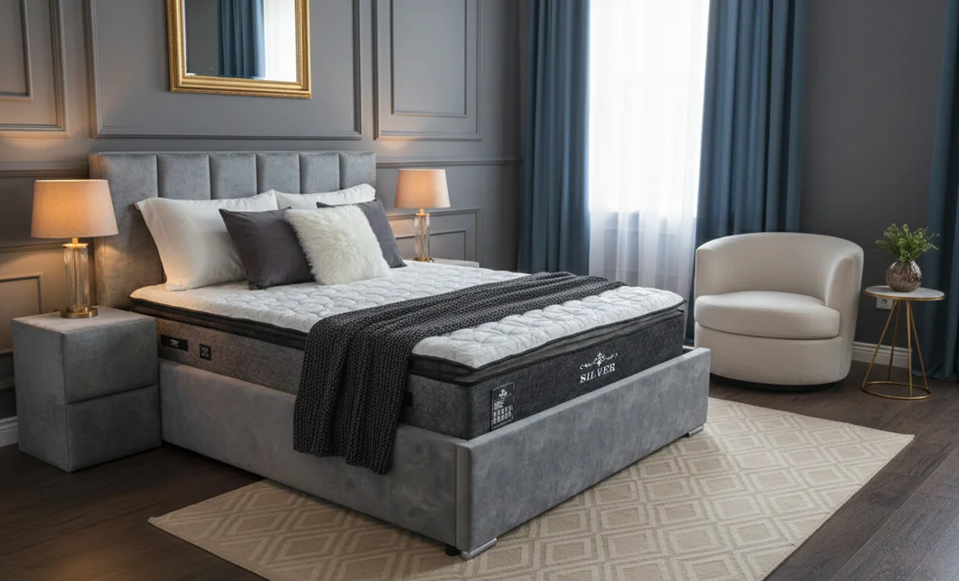 Saltea Silver, 180x190x33cm