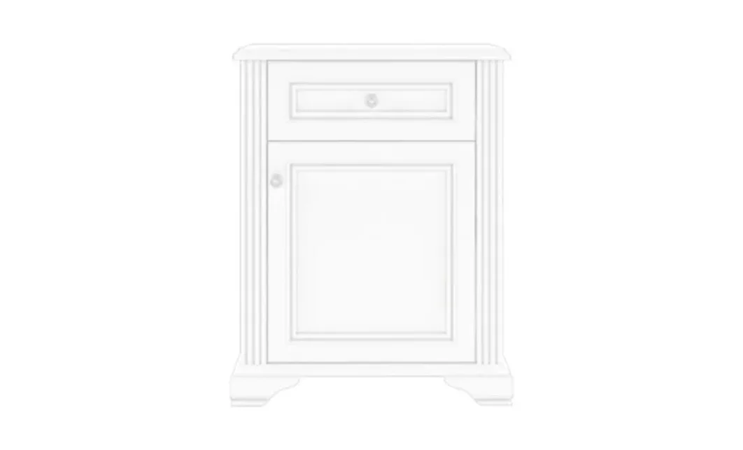 Comoda White 010/1D1S