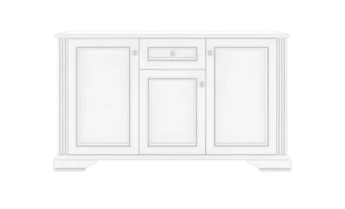 Comoda White 012/3D1S