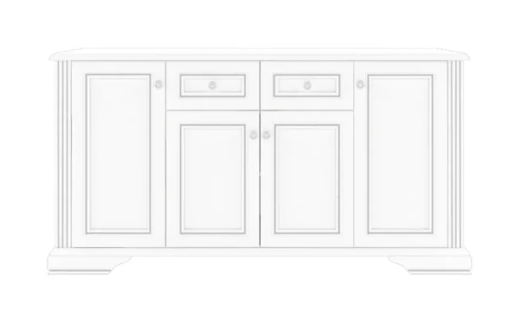 Comoda White 013/4D2S