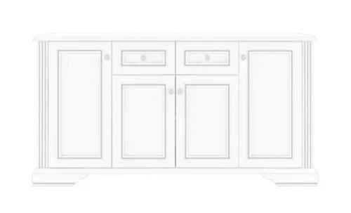 Comoda White 013/4D2S