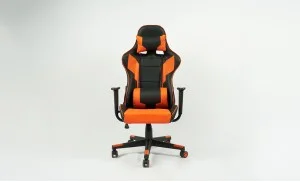 Scaun Gaming OC139 Negru + Portocaliu