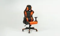 Scaun Gaming OC139 Negru + Portocaliu 2