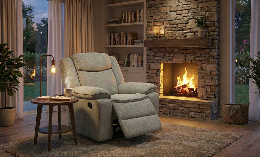 Fotoliu Recliner Manual Crem 1