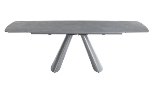 Set Masă Living DTM0408 Extensibilă cu 6 Scaune DCM0518 AS Gri