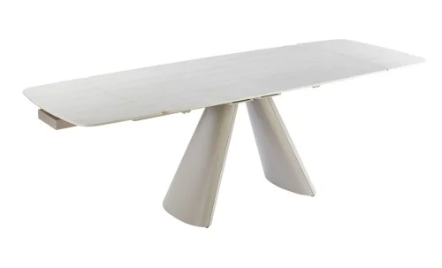 Set Masă Living DTM0408 Extensibilă cu 6 Scaune DCM0518 AS Bej