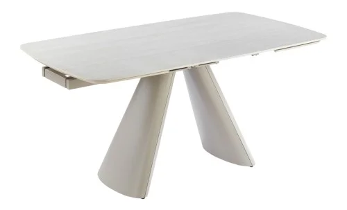 Set Masă Living DTM0408 Extensibilă cu 6 Scaune DCM0518 AS Bej