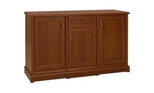 Comodă Sonata 3D/1S cu 3 Uși 1 Sertar, Nuc / Maro