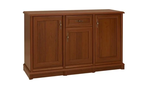 Comodă Sonata 3D/1S cu 3 Uși 1 Sertar, Nuc / Maro