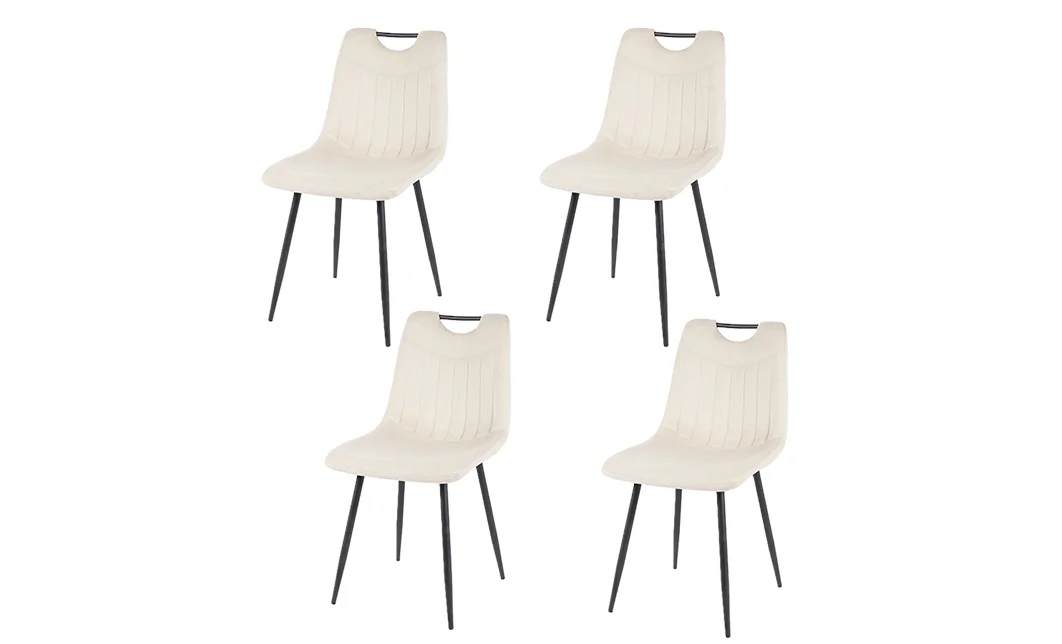 Set 4 Scaune KJC0358 Bej
