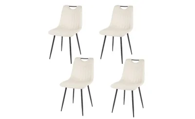 Set 4 Scaune KJC0358 Bej