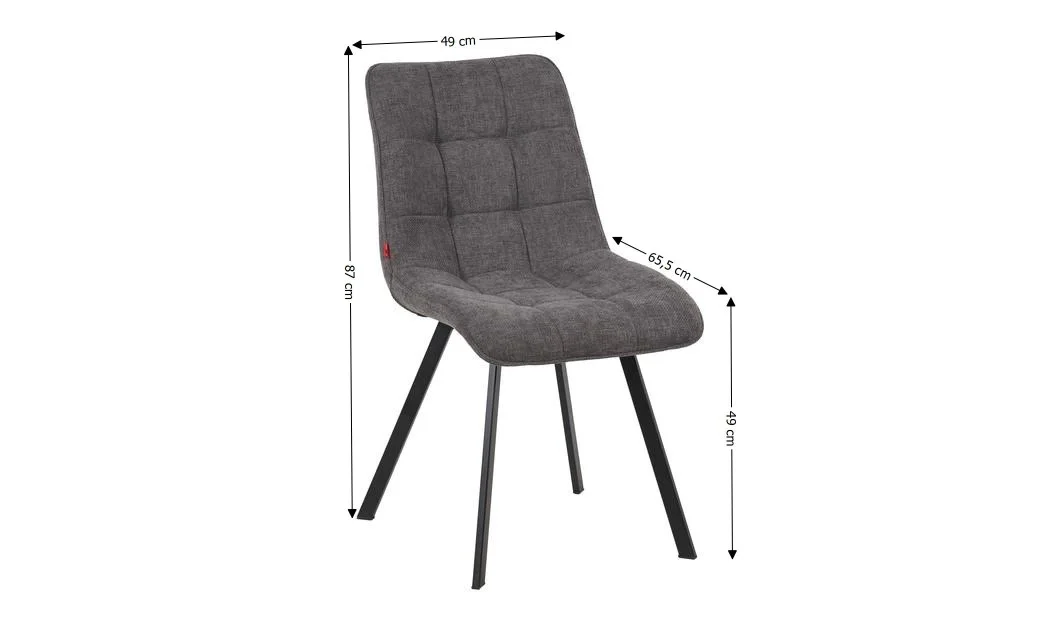 Scaun Living DCM1801CF Gri 2