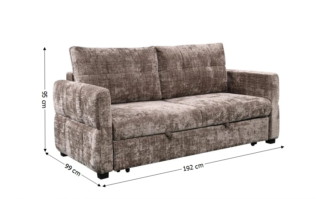 Canapea Extensibilă Cremona 7911-24, Maro 1
