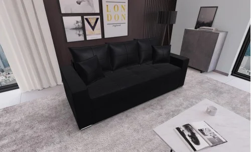 Canapea Extensibilă Claudia Bonell Mini, Negru