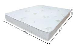 Saltea Bonell Aloe Vera, 180x200x22 cm