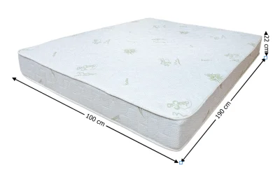 Saltea Bonell Aloe Vera, 100x190x22 cm