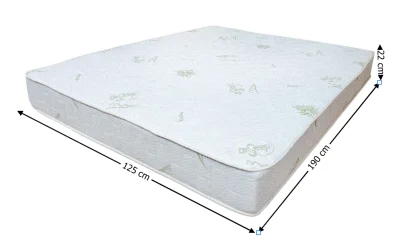 Saltea Bonell Aloe Vera, 125x190x22 cm