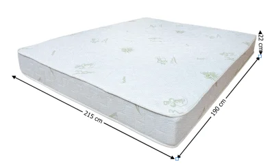 Saltea Bonell Aloe Vera, 215x190x22 cm