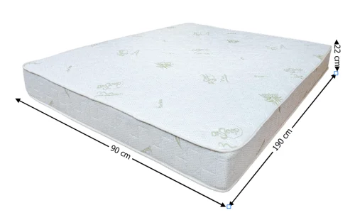 Saltea Bonell Aloe Vera, 90x190x22 cm