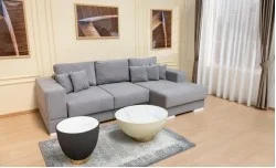 Colțar Extensibil Boston Gri - Vega 10 Dreapta	