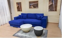 Colțar Extensibil Boston Albastru - Vega 38 Stânga