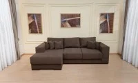 Colțar Extensibil Boston Maro - Vega 36 Stânga
