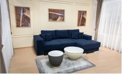 Colțar Extensibil Boston Albastru închis- Vega 39 Dreapta	