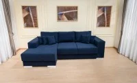Colțar Extensibil Boston Albastru închis- Vega 39 Stânga 9
