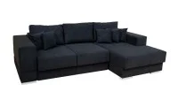 Colțar Extensibil Boston Negru - Vega 70 Dreapta	
