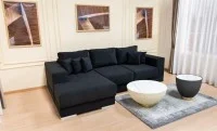 Colțar Extensibil Boston Negru - Vega 70 Stânga 7
