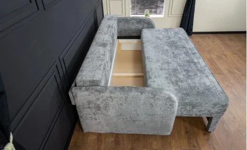 Canapea Extensibilă Adelina Bonell Mini, Gri închis