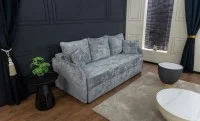 Canapea Extensibilă Adelina Bonell Mini, Gri închis
