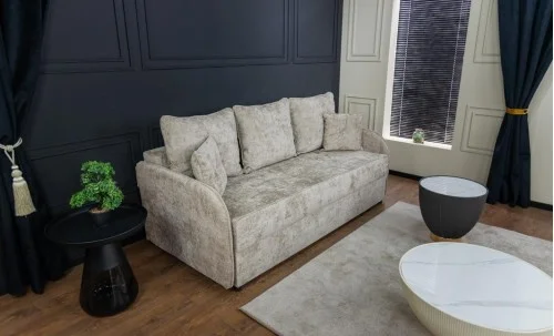 Canapea Extensibilă Adelina Bonell Mini, Maro Deschis