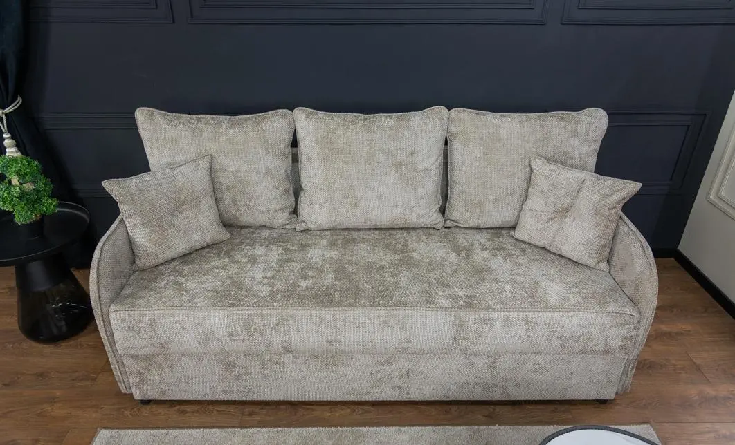 Canapea Extensibilă Adelina Bonell Mini, Maro Deschis 10