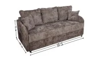 Canapea Extensibilă Adelina Bonell Mini, Maro 2