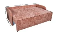 Canapea Extensibilă Adelina Bonell Mini, Cărămiziu 6