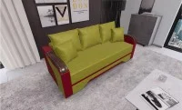 Canapea Extensibilă Bianca, Verde masliniu/Rosu