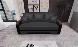 Canapea Extensibilă Bianca, Gri carbune