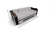 Canapea Extensibilă Bianca, Crem 3