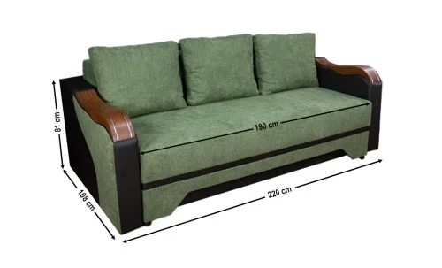 Canapea Extensibilă Bianca Bonell, Verde
