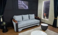 Canapea Extensibilă Bianca Memory, Gri albastrui