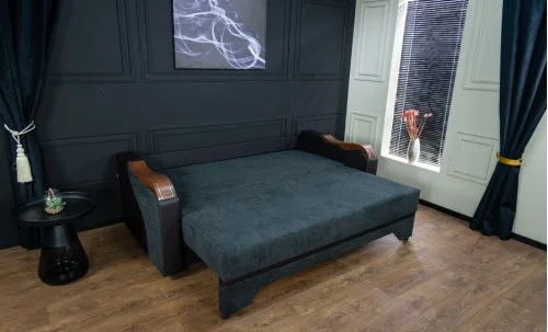 Canapea Extensibilă Bianca Memory, Negru