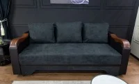 Canapea Extensibilă Bianca Memory, Negru 3