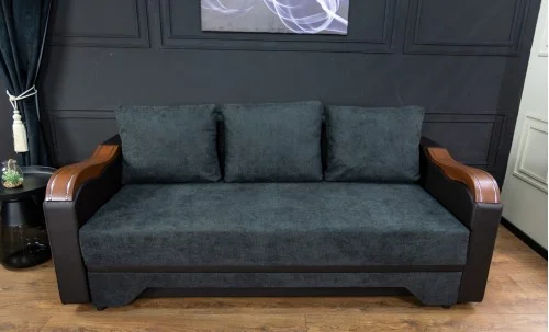 Canapea Extensibilă Bianca Memory, Negru
