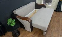 Canapea Extensibilă Bianca Bonell, Gri deschis 7