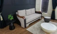 Canapea Extensibilă Bianca Bonell, Gri deschis 2