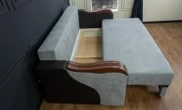 Canapea Extensibilă Bianca Bonell, Gri albastrui 8
