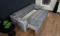 Canapea Extensibilă Vegas Memory Mini, Gri deschis 9